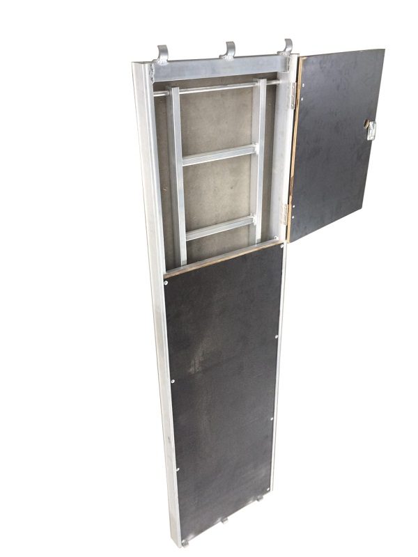 Prop Shore System Aluminum Plywood Plank with Trapdoor and Ladder